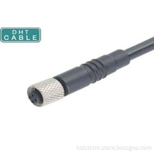M5 Female Mold Type Outdoor Automation Cable with Waterproo